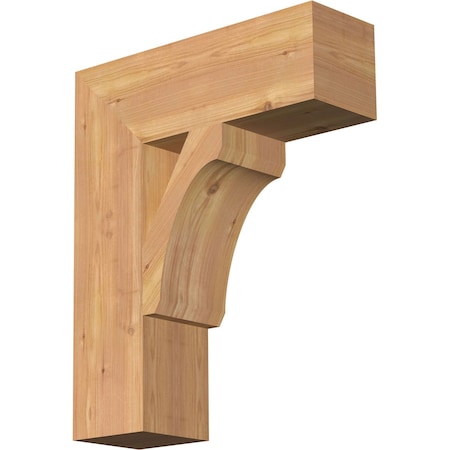 Legacy Block Smooth Bracket, Western Red Cedar, 5 1/2"W x 18"D x 22"H